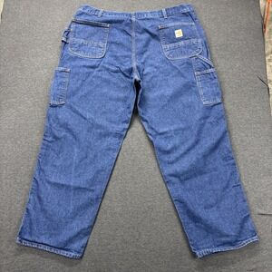 Carhartt FRB13 Flame Resistant Carpenter Jeans Mens 44x30 Loose Fit CAT 2 Work